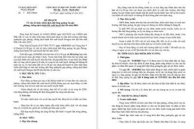 Về việc tổ chức chiến dịch diệt lăng quăng/ bọ gậy   phòng, chống dịch bệnh Sốt xuất huyết đợt III năm 2025